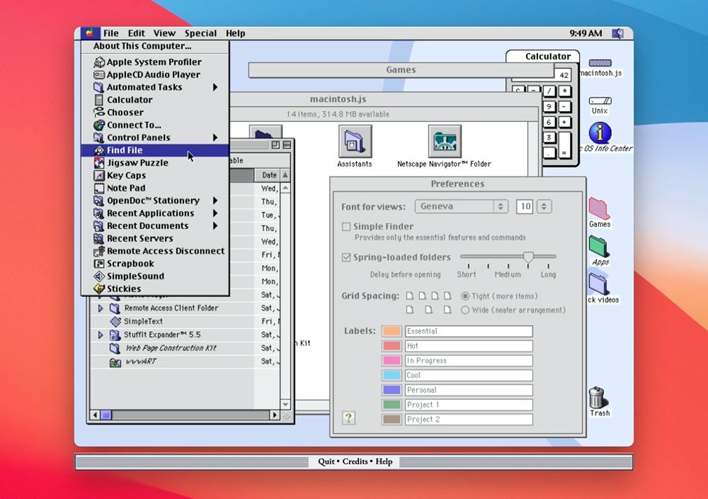 mac os 9 emulator for windows