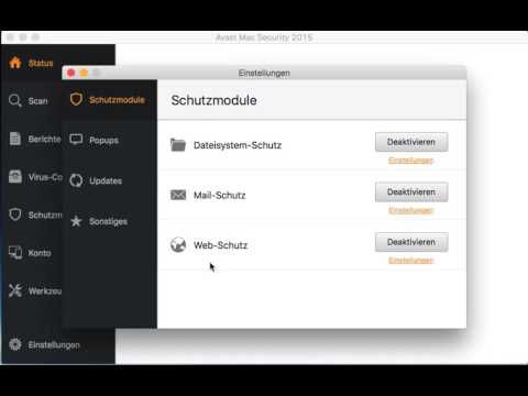 schedule scans avast for mac